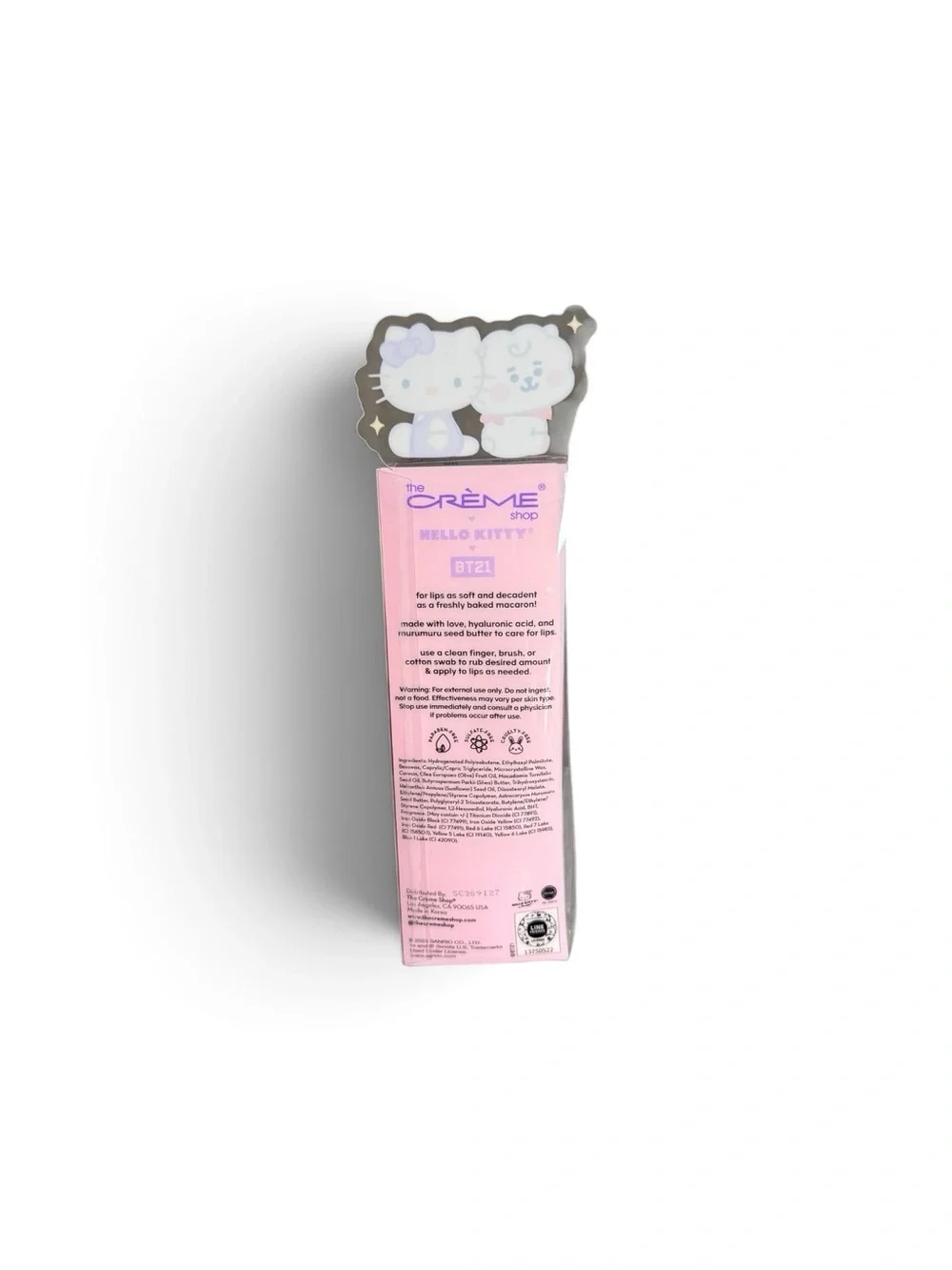🩷THE CRÈME SHOP🩷Hello Kitty Macaron Lip Balm Duo/NIB